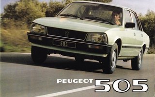 Peugeot 505 -esite, 1980