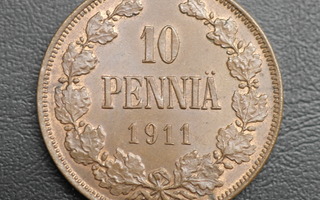 10 penniä 1911  #1748