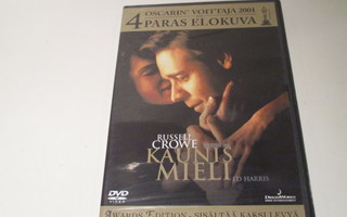 Kaunis mieli (2DVD) Russell Crowe & Jennifer Connelly (UUSI)