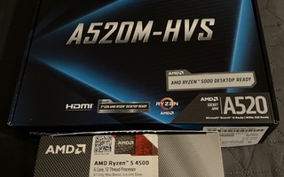 Asrock a520m-hvs/amd ryzen 5 4500