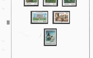 Ahvenanmaa postimerkit 1989 postituoreet