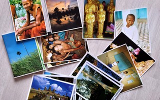 Cambodia-postikortit 18 kpl