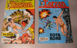 Tarzan-lehtiä 2kpl 1988