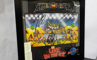 HELLOWEEN - LIVE IN THE U.K. LP NELJÄLLÄ NIMMARILLA