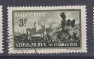 Saksa Saar 1933 Mi 168-170  Mi hinta 200€