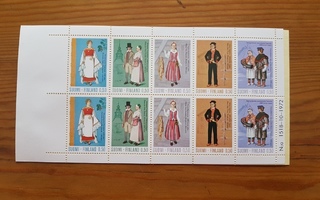 Kansallispukuja 1972 Postimerkkivihko