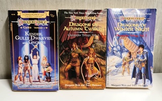 3kpl Dragonlance kirjoja