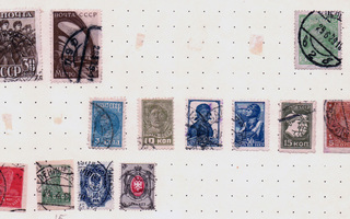 Vanhoja postimerkkejä Venäjä