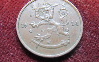 5 penniä 1934