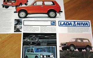 1979 Lada Niva 4x4  esite - KUIN UUSI - suomalainen - Konela