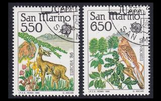 San Marino 1339-40 o Europa luonnonsuojelu (1986)