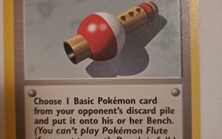 Trainer Pokémon Flute 86/102 Base set uncommon card