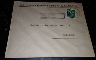 Nakkila Osuuskauppa M-30 Sens. firmakuori 1940 PK900/4