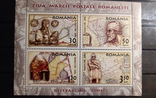 ROMANIA historia, kartat blokki 2006 **