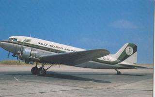 Lentokone HZ-AAX Douglas DC-3C Saudi Arabian Airlines p215