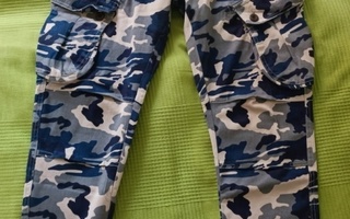 Camo cargo housut