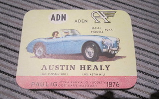 Minimoi Paulig Austin Healy postikortti kulkematon