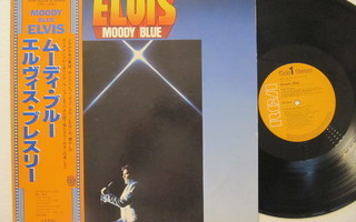 Elvis Presley Moody Blue Japanilainen LP OBI RVP-6224
