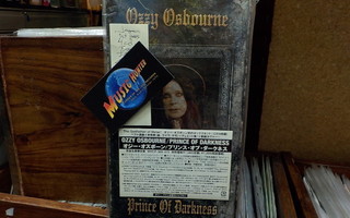 OZZY OSBOURNE - PRINCE OF DARKNESS UUSI JAPANI 4CD BOXI +