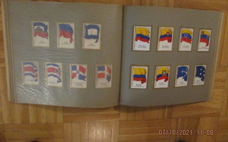 Flaggen der Welt.  200 kpl keräilykortteja.