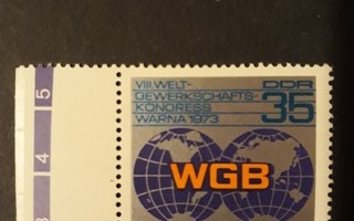 DDR 1973 - WGB-kongressi  ++