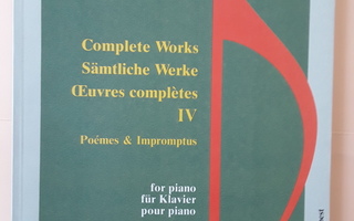 Skrjabin: Poemes & Impromptus, piano