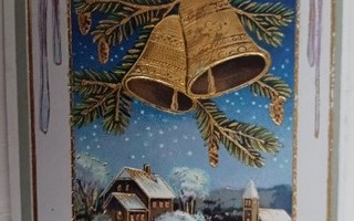 Menossa Joulukirkkoon, koristeellinen joulupk, p. 1924