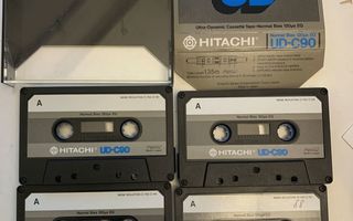 4kpl Hitachi UD-C90 kasetteja
