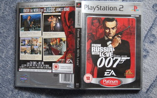 PS2 : 007 From Russia With Love - rare platinum