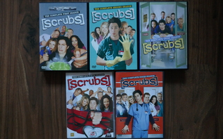 Scrubs (Tuho-Osasto) kaudet 1-3, 5-6 (DVD)