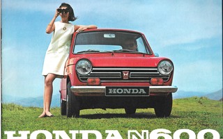 1969 Honda N600 esite - KUIN UUSI - 16 sivua