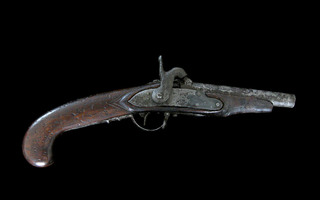 Erittäin massiivinen ”ratsupistooli” (Ottomaanit, 1800-l)