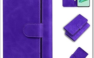 OnePlus 9 Pro - Violetti kunnon lompakko-suojakuori #26384