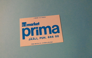 TT-etiketti T market Prima, Jääli