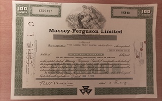 Massey-Ferguson osakekirja