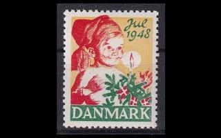 Tanska joulumerkki 45 ** Poika (1948)