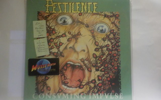 PESTILENCE - CONSUMING IMPULSE EX+/EX+ LP