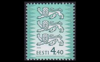 Eesti 376I ** Käyttösarja leijonat -00 (2000)