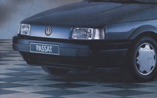 VW Passat -esite/juliste, 1988