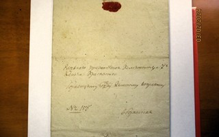 1817 Venäjä kirje