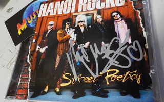 HANOI ROCKS - STREET POETRY CD KOKO BÄNDIN NIMMAREILLA