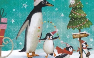Mila Marquis: Pingviinit (neliökortti)