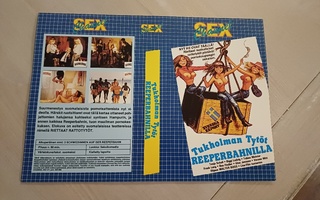 Tukholman tytöt Reeperbahnilla VHS kansipaperi / kansilehti
