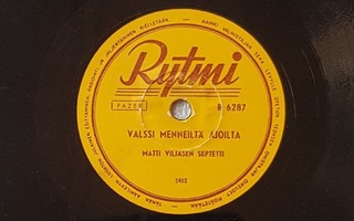 Savikiekko 1955 - Matti Viljanen - Rytmi R 6287