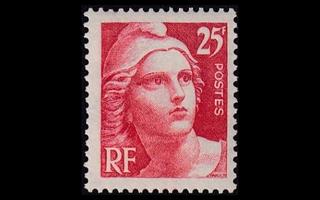 Ranska 702 ** Marianne 25 Fr (1945)