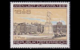 Itävalta 1662 ** Postimerkkinäyttely WIPA (1980)