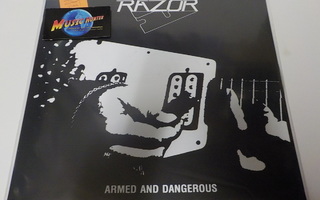 RAZOR - ARMED AND DANGEROUS UUSI LP 2010 PRESS