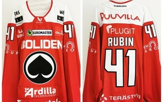 Ässät Game Worn #41 Rubin