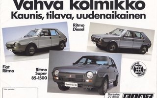 Fiat Ritmo -esite, 1981