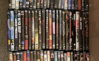 Hyväkuntoisia DVD-elokuvia